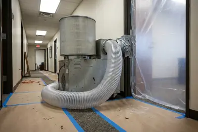 Contain: make the dust flow our way